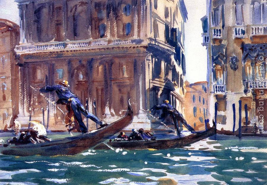 John Singer Sargent : On the Canal
